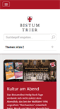 Mobile Screenshot of bistum-trier.de